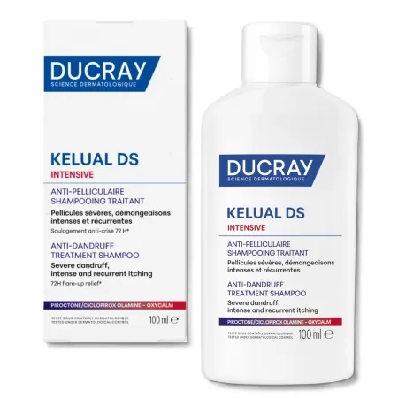 Original DUCRAY Kelual DS Intensive Sampon tratament anti-matreata severa si anti-mancarimi, 100ml - Rezistent DERMATOCOSMETICE LAB. DUCRAY FRANTA