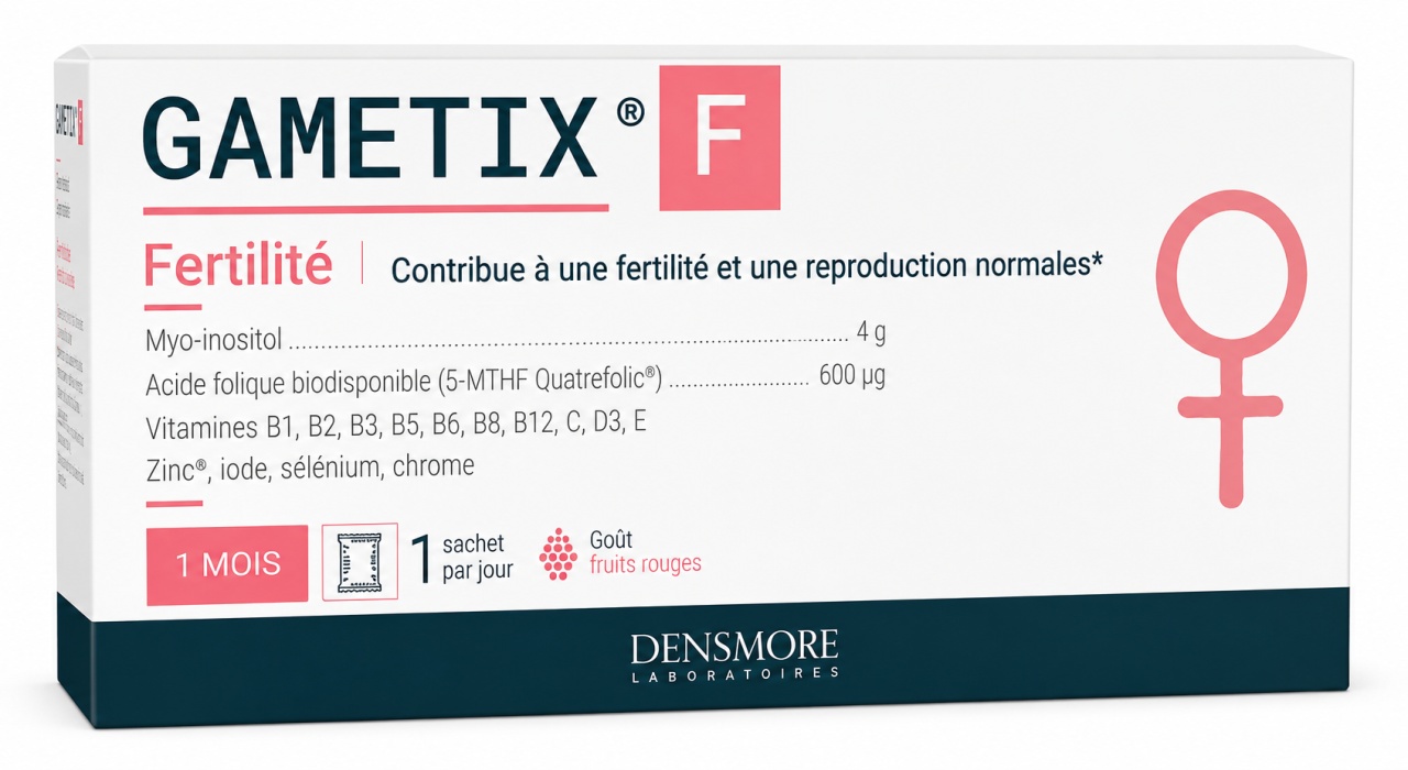 Garantat Gametix F, 30 de plicuri, Densmore Laboratoires - Promo Produse pentru cuplu și sănătate sexuală DENSMORE LABORATOIRES