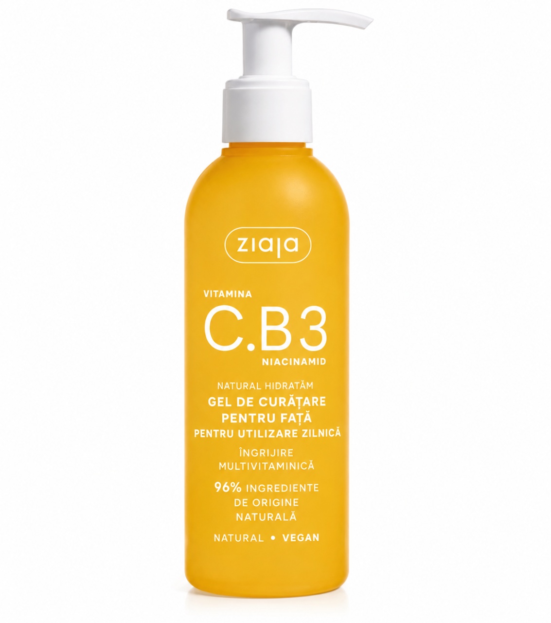 Oferta Gel de Curățare pentru Față Vitamin C.B3 Niacinamide, 190 ml, Ziaja - Nou 2026 Produse de îngrijire personală remediumfarm.ro