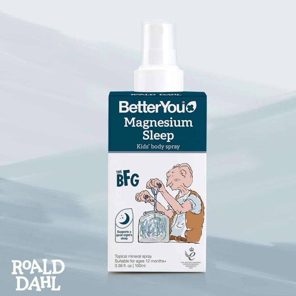 Magnesium Sleep Kids body spray, 100 ml, BetterYou — imaginea 2