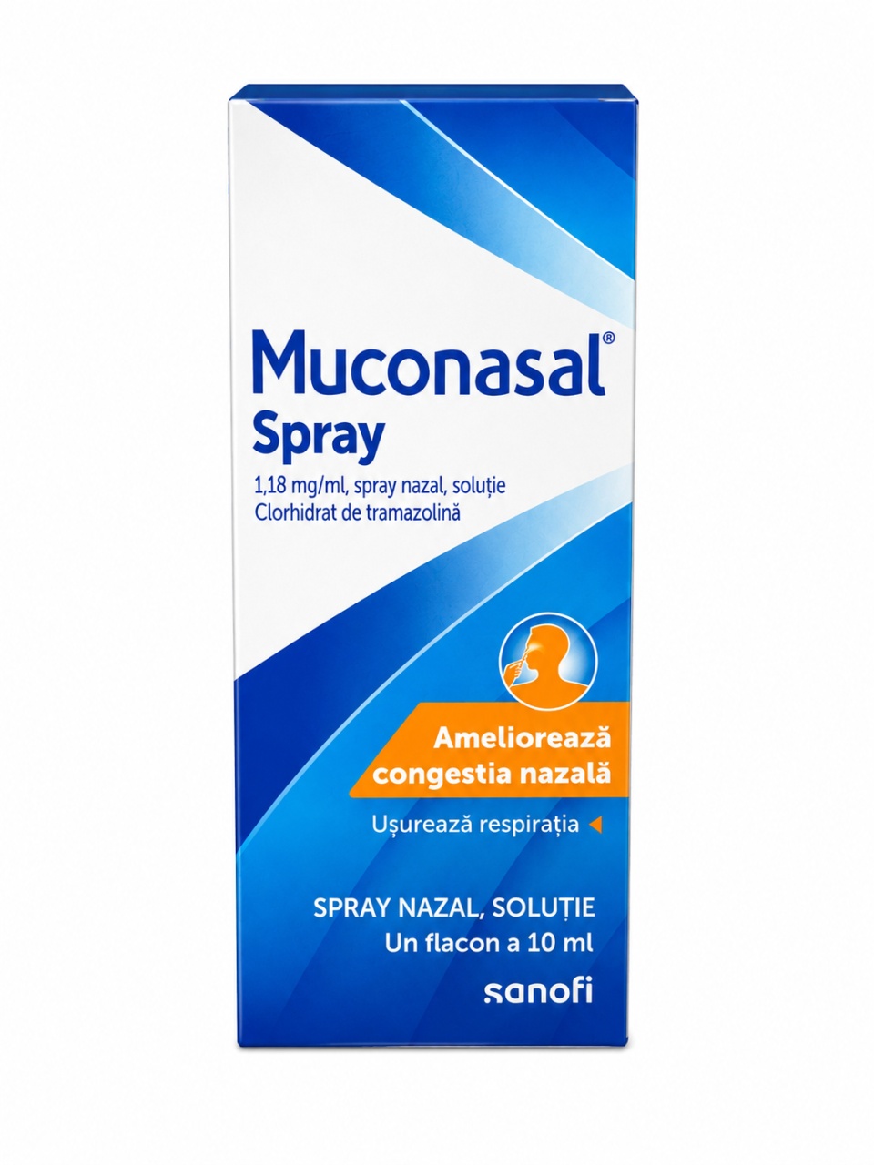 Actualizat Muconasal Spray Nazal 1,18 mg/ml, 10 ml, Opella - Livrare 24h Medicamente pentru afecțiuni ORL OPELLA HEALTHCARE