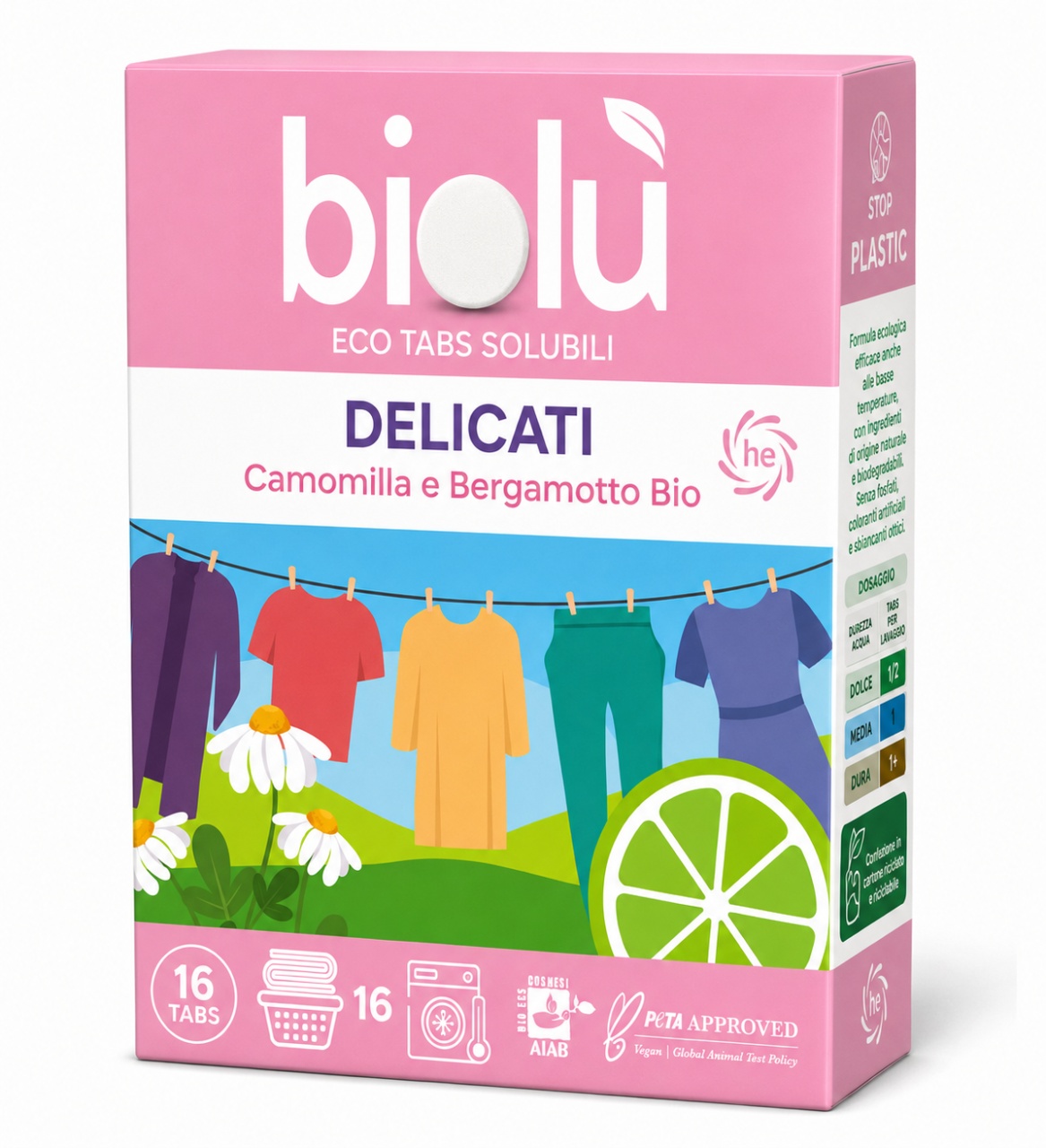 Verifica Tablete pentru Mașina de Spălat Rufe Delicate cu Mușețel și Bergamotă Eco, 16 Bucăți x 38 g, Biolu - Pret Special Produse de îngrijire personală Biolu