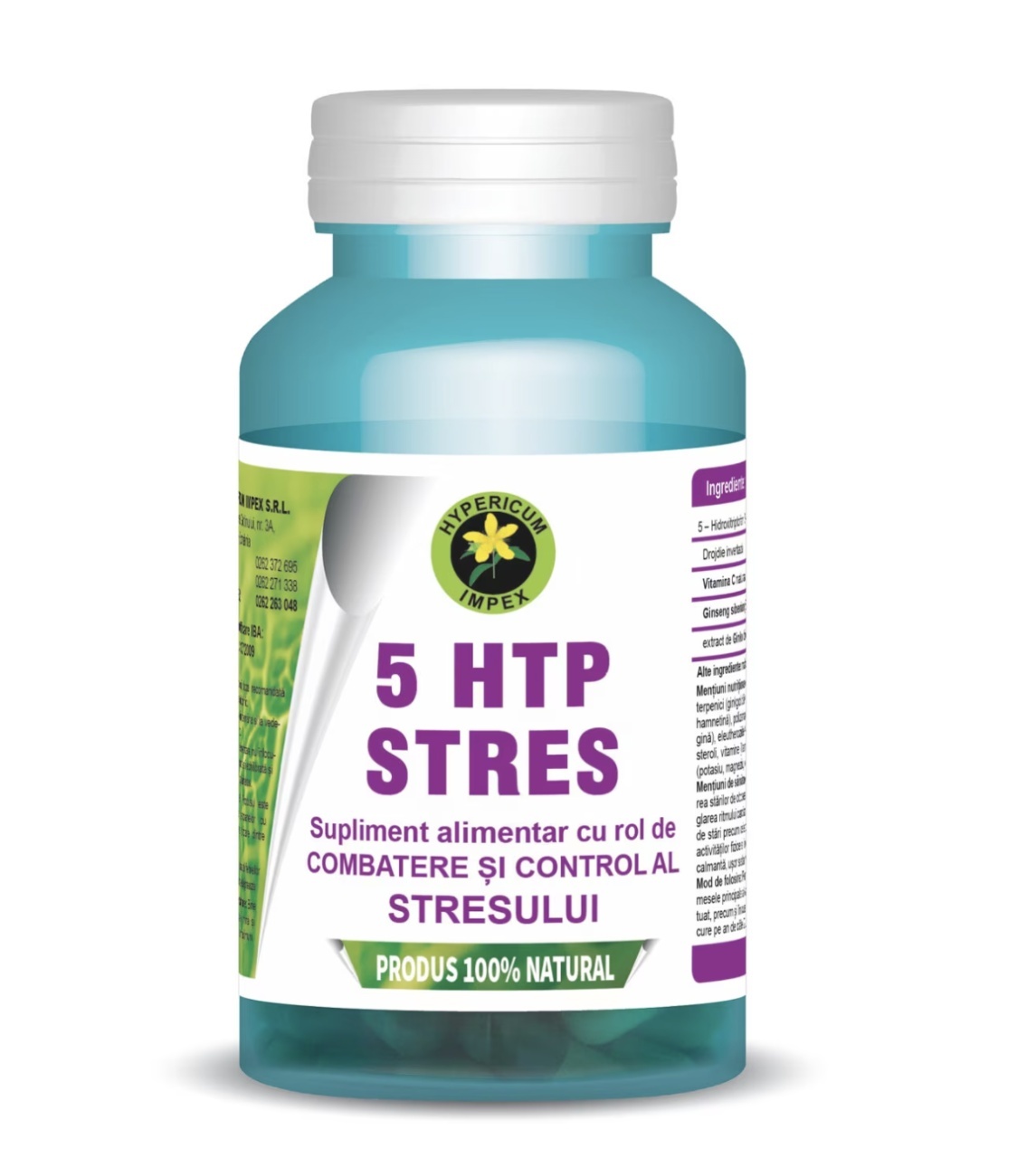 Rapid 5-HTP Stres, 60cps, Hypericum - Oferta Azi Remedii Naturiste Hypericum
