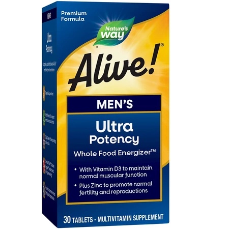 Original Alive Men’s Ultra Potency, 30 tablete, Nature’s Way - Deosebit Vitamine si suplimente Natures Way
