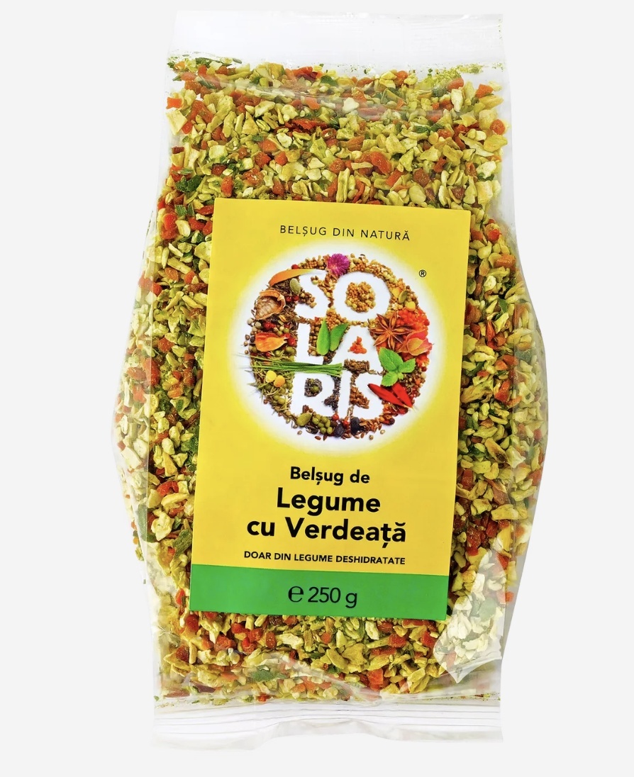 Oficial Belșug de Legume cu Verdeață, 250 g, Solaris - Outlet Alimente sănătoase & produse alimentare online remediumfarm.ro