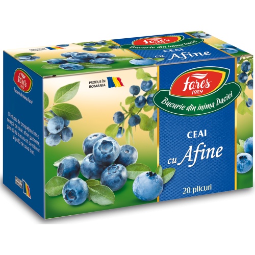 Ceai de Afine, 20 plicuri, Fares