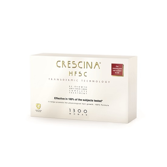 Calitate Crescina Tratament Transdermic Re-Growth HFSC Complete 1300 Woman, 10+10 fiole, Labo - Import Produse de îngrijire personală Labo Cosprophar Suisse