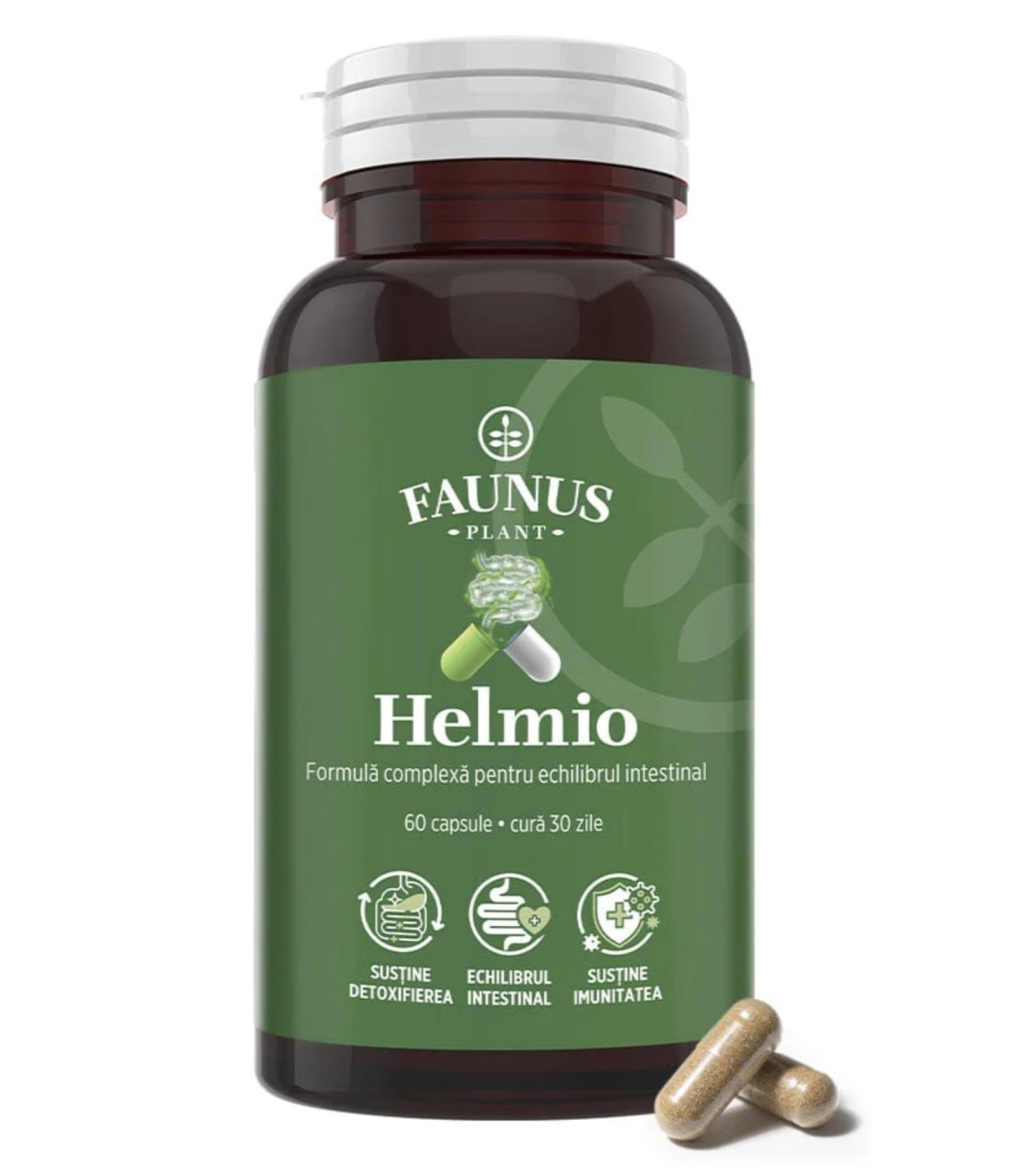 Helmio, 60 Capsule, Faunus Plant