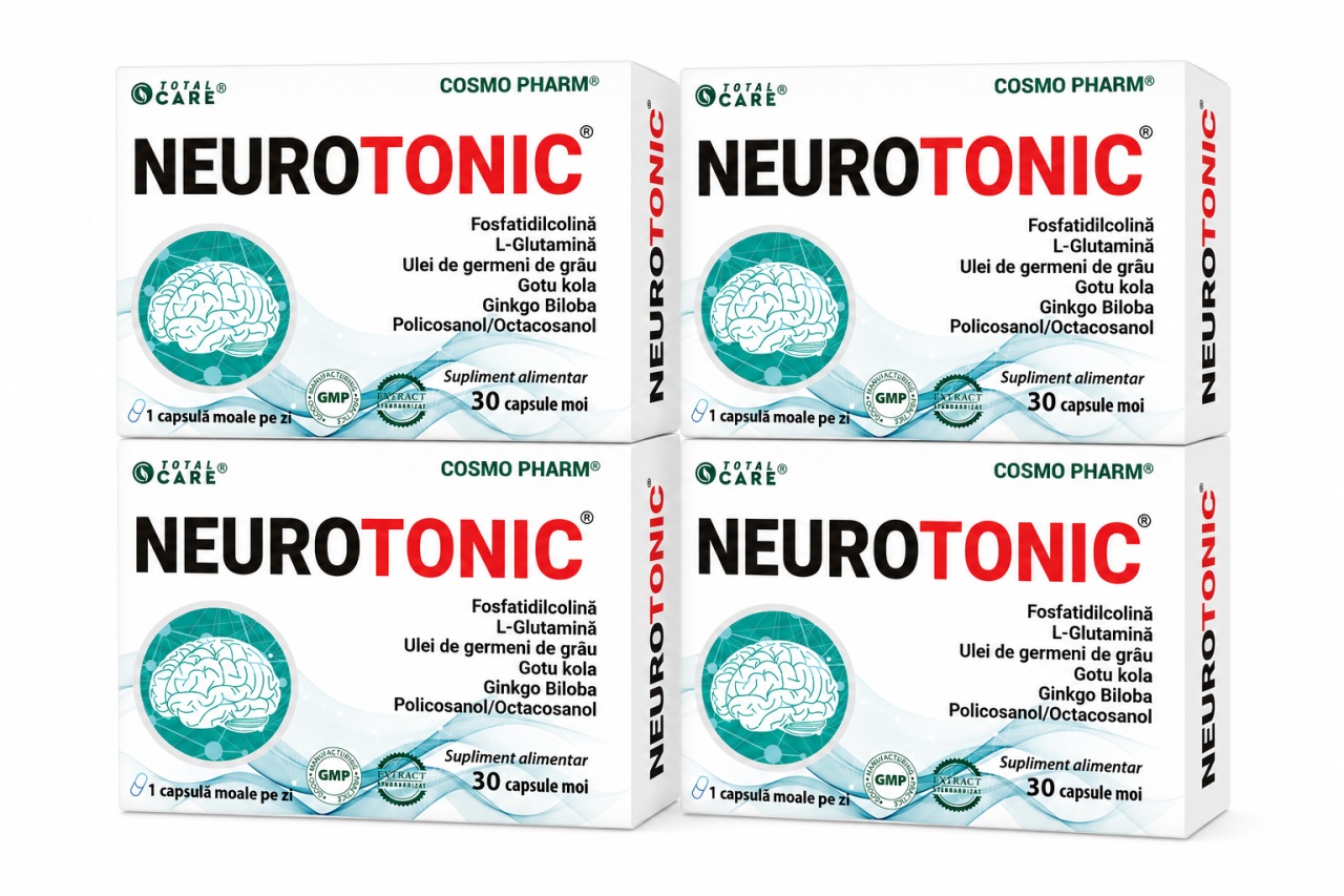 Neurotonic, 30 Capsule Moi x 4 Bucăți, Pachet Avantajos, Cosmopharm