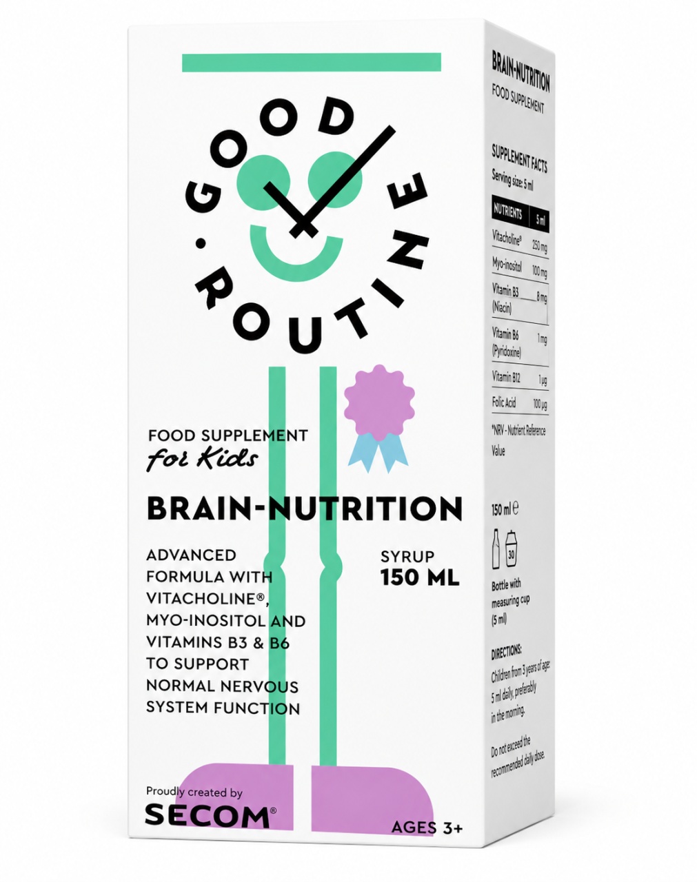 Sirop Copii Magne-Boost Good Routine, 150 ml, Secom