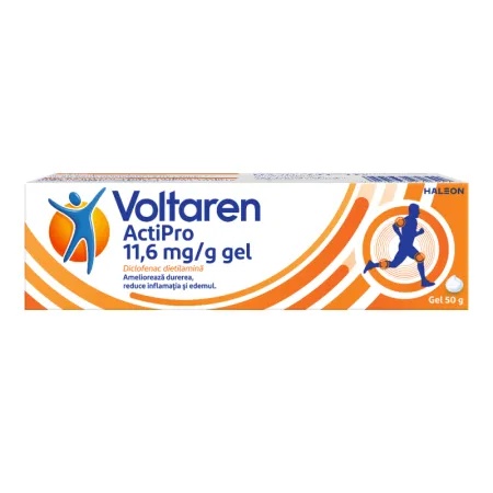 VIP VOLTAREN ACTIPRO 11,6 mg/g X 1 GEL HALEON ROMANIA S.R.L - Editie Limita Import ERP HALEON