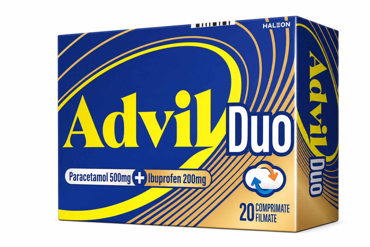 Advil Duo 500 mg/200 mg, 20 Comprimate Filmate, Haleon România
