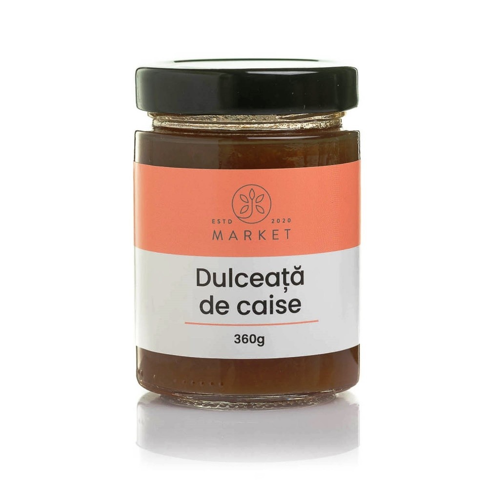 Dulceata de caise fara zahar 360g, Bio-Market