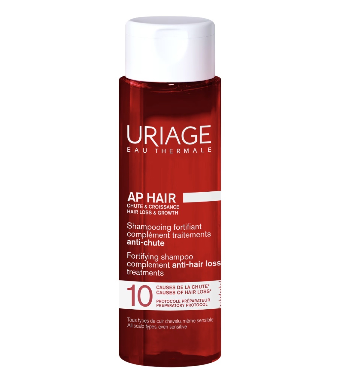 Rapid Eau Thermale AP Hair Șampon Fortifiant Anti-Cădere, 200 ml, URIAGE - in Stoc Produse de îngrijire personală LABORATORIES URIAGE