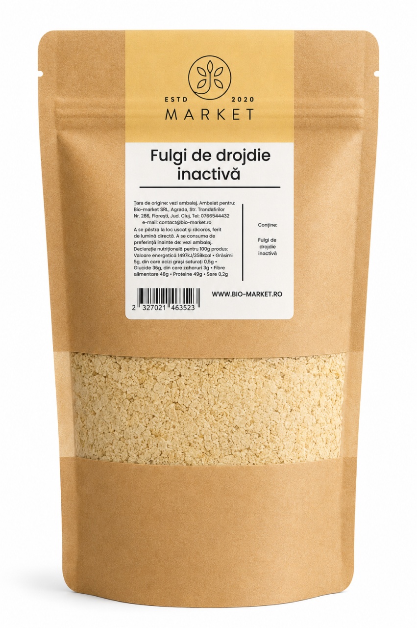 Fulgi de Drojdie Inactivă, 200 g, Bio-Market