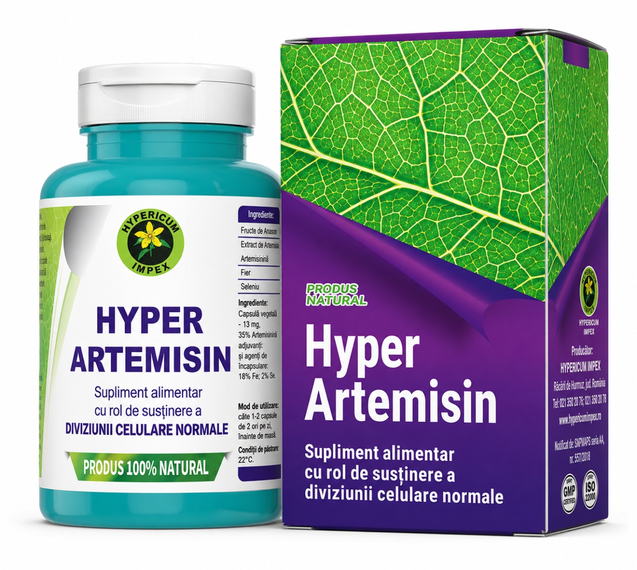 Incearca Hyper Artemisin, 60 Capsule, Hypericum - Best Value Remedii Naturiste Hypericum