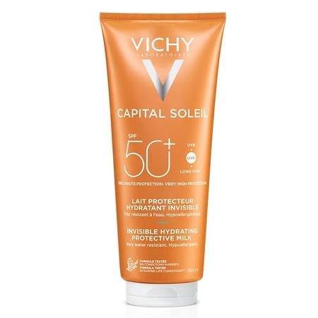 Online Lapte hidratant pentru fata si corp Capital Soleil SPF50+, 300ml, Vichy - Sigilat Produse de îngrijire personală remediumfarm.ro