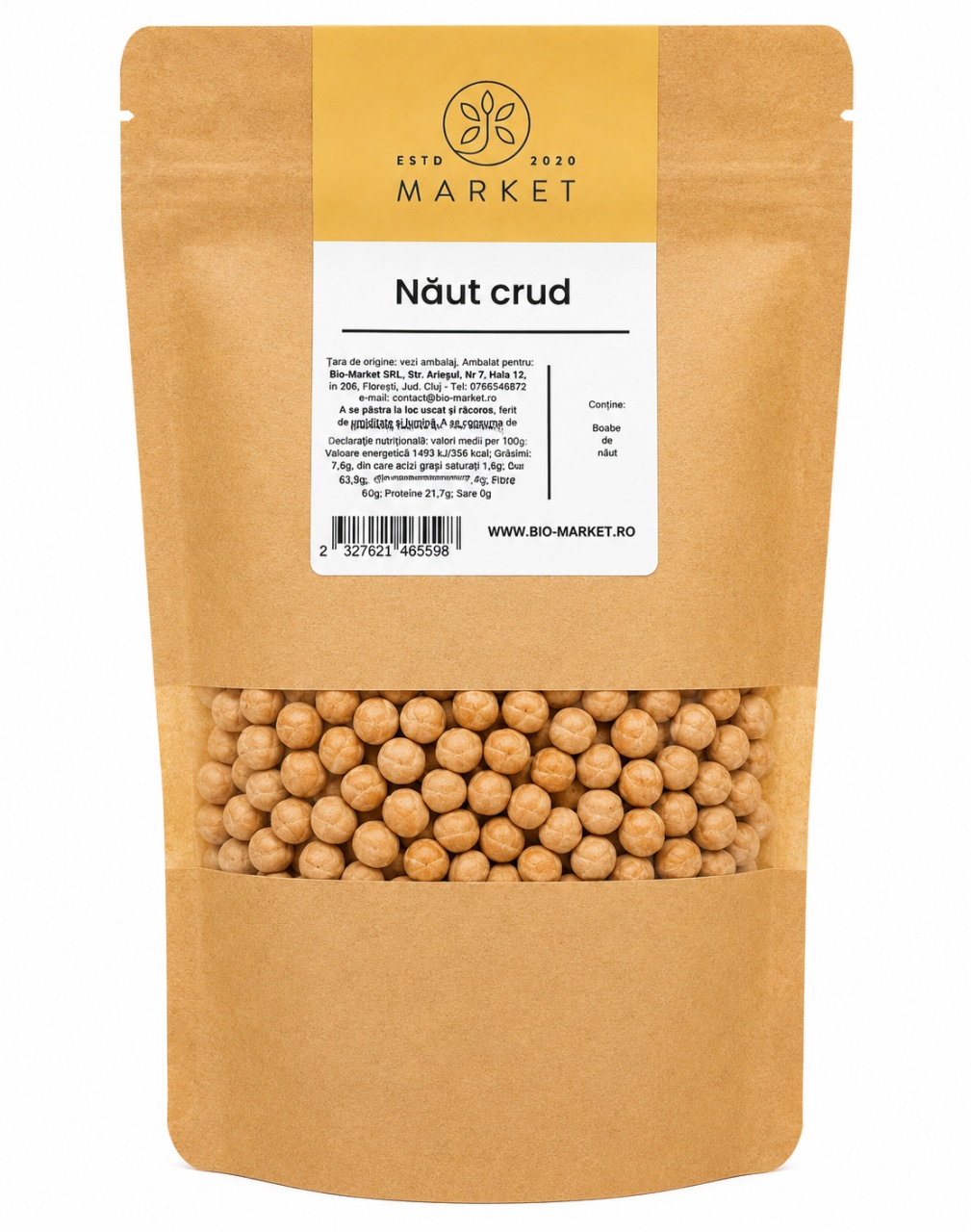 Năut Crud, 500 g, Bio-Market