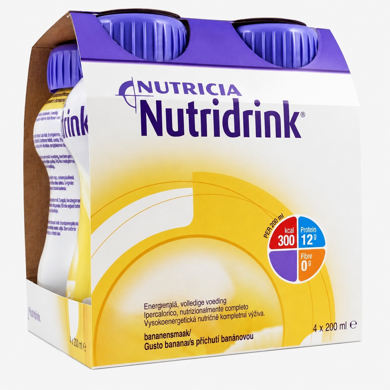Nutridrink cu aroma de banane, 4x200ml, Nutricia