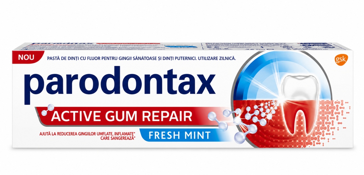Ultima Bucata Parodontax Active Gum Repair Fresh Mint, 75 ml, Haleon - Sigilat Produse de îngrijire personală HALEON