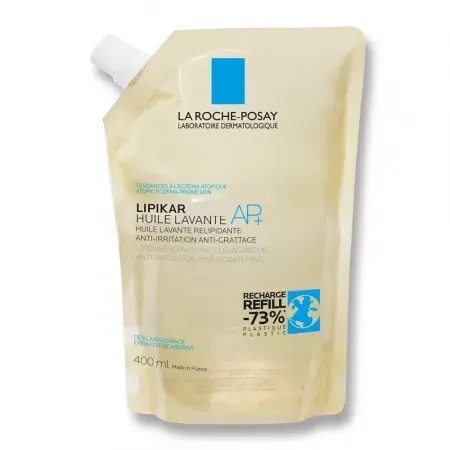 Profită Rezerva Ulei de spalare relipidant pentru pielea uscata cu tendinta atopica Lipikar AP+, 400ml, La Roche-Posay - in Stoc Produse de îngrijire personală LA ROCHE POSAY