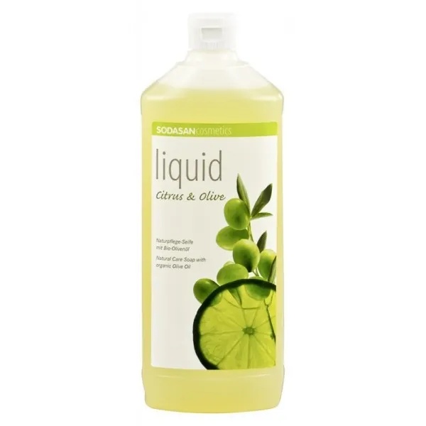 Portal Sapun lichid bio cu citrice si masline, 1L, Sodasan - Calitate Produse de îngrijire personală remediumfarm.ro