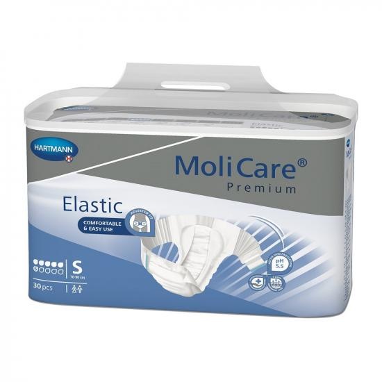 Scutec clasic pentru incontinență MoliCare Premium Elastic 6 Drops S, 30 bucăți, Hartmann