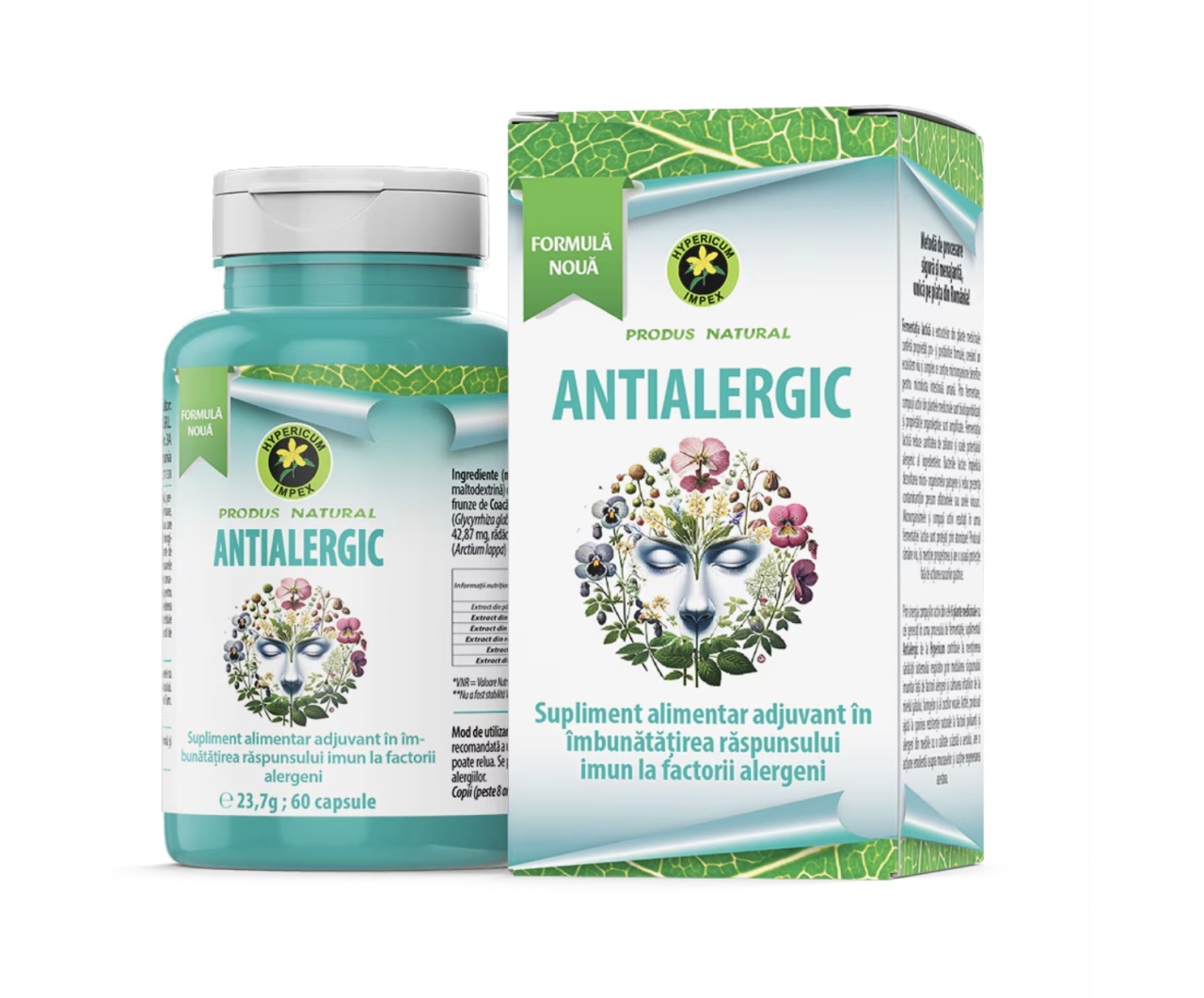 Antialergic, 60 Capsule, Hypericum Remedii Naturiste Hypericum