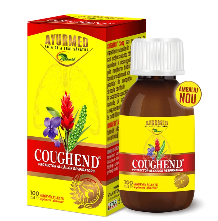 Coughend Sirop, 100 ml, Ayurmed