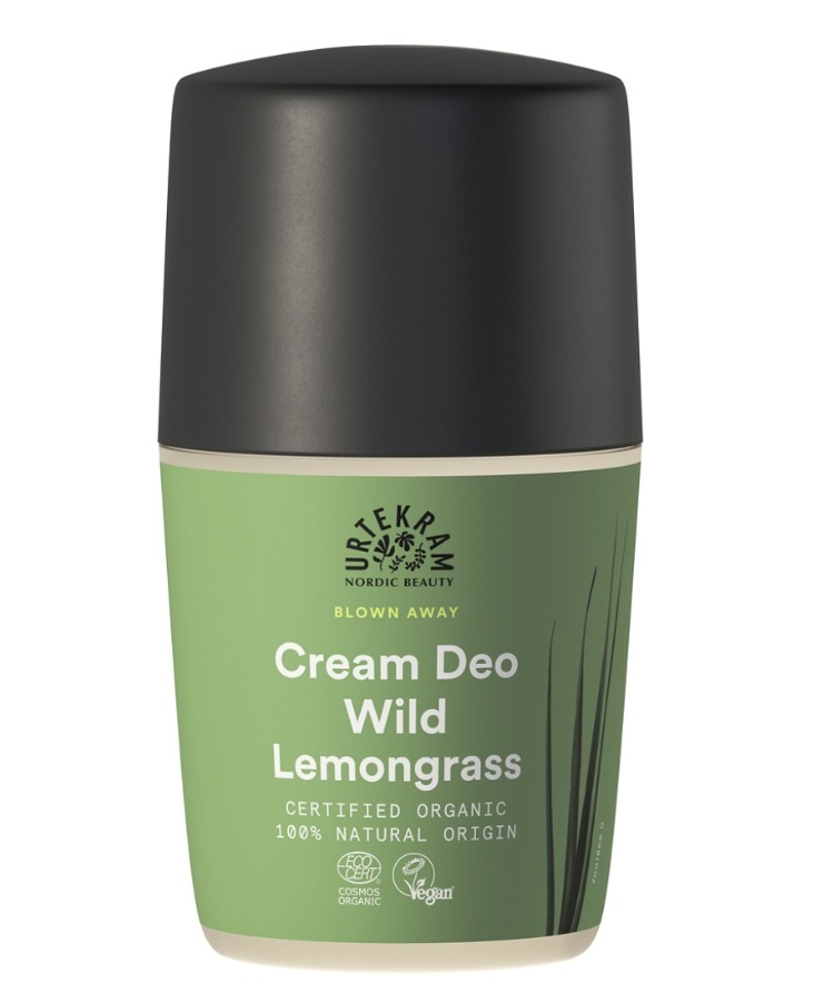 Rapid Deodorant Roll-on Cremă, Fără Aluminiu, cu Lemongrass Sălbatic Bio, 50 ml, Urtekram - Ieftin Produse de îngrijire personală remediumfarm.ro