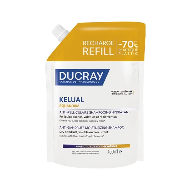 Top Ducray Kelual Squanorm Șampon Anti-Mătreață Uscată, 400 ml, Rezervă Refill - Premium Produse de îngrijire personală LAB. DUCRAY FRANTA