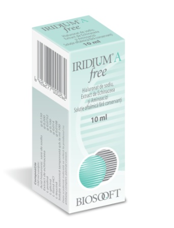 Iridium A Free solutie oftalmica, 10 ml, BioSooft