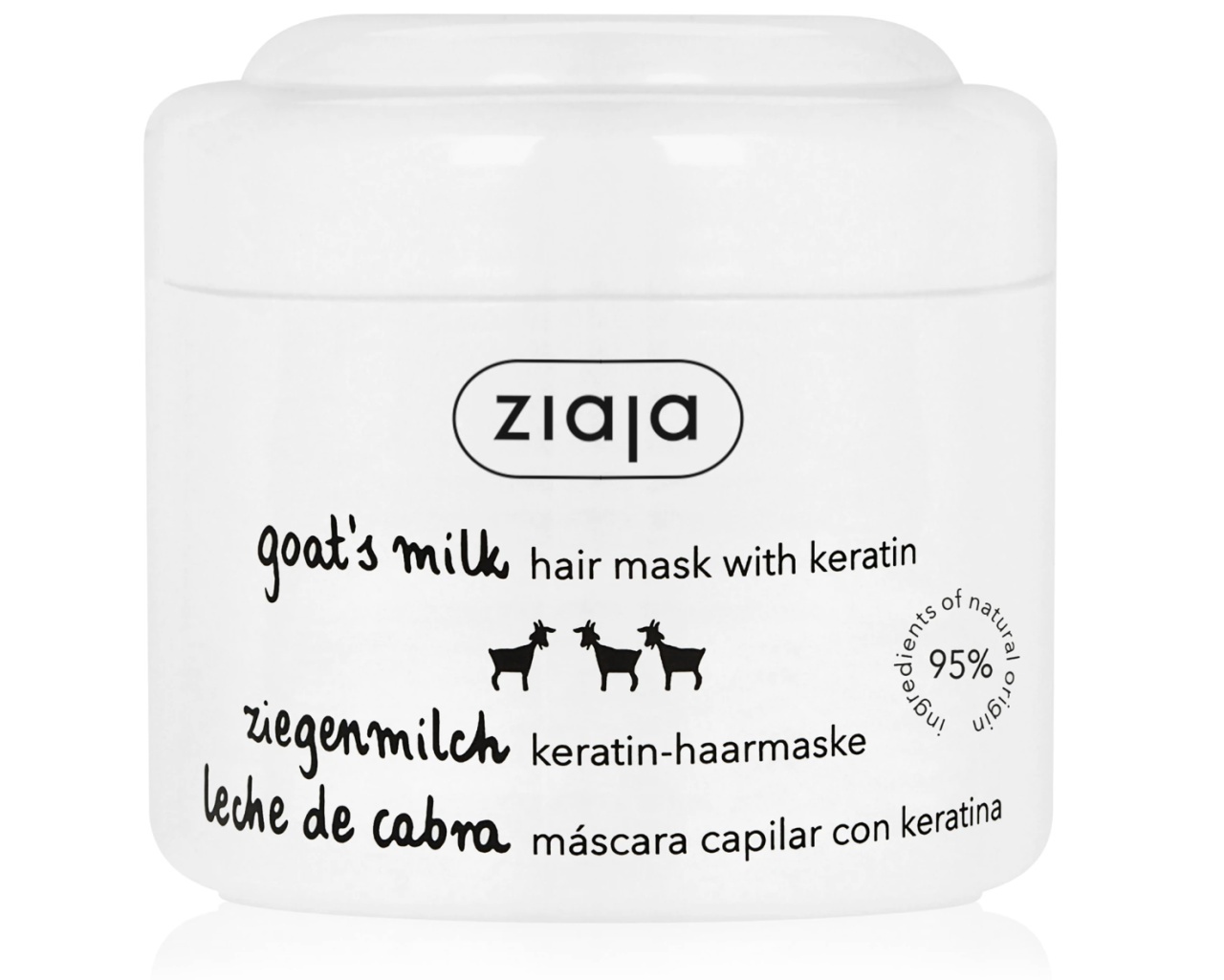 Oferta Mască pentru Întărirea Firului de Păr cu Lapte de Capră și Keratină, 200 ml, Ziaja - Deosebit Produse de îngrijire personală remediumfarm.ro