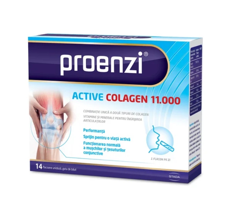 Proenzi Active Collagen 11.000, 14 flacoane unidoza, Walmark