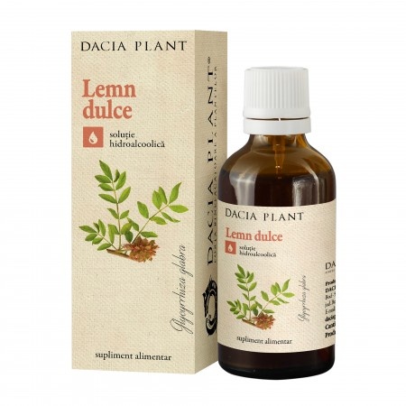 Catalog Tinctura lemn dulce x 50ml (Dacia Pl) - Box Remedii Naturiste DACIA PLANT P.F