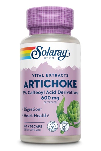 Artichoke 600mg, 60 capsule, Solaray