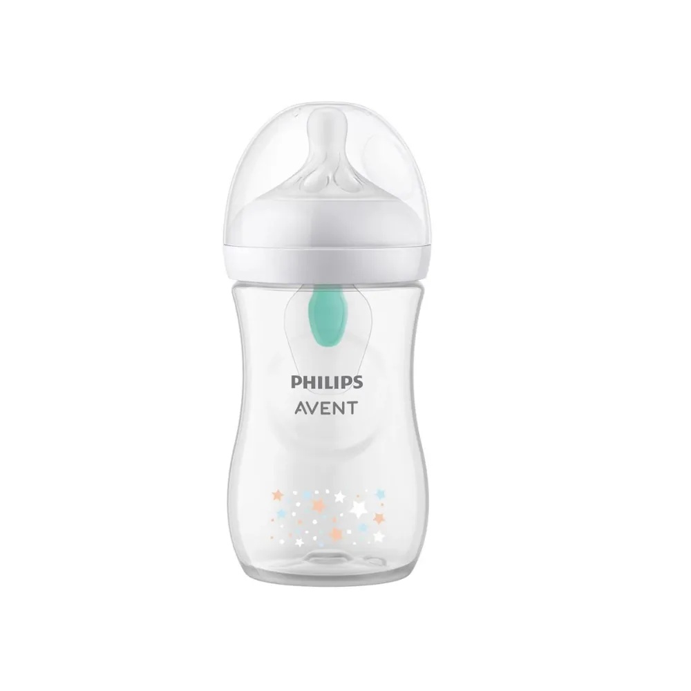 Biberon cu dispozitiv anticolici Natural Response, 1L+, 260ml, SCY673/82, Philips Avent