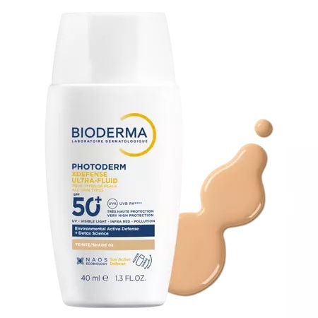 Selectie BIODERMA Photoderm XDefense Ultra-Fluid teinte, Shade 02, SPF50+, 40ml - Rapid Import ERP remediumfarm.ro