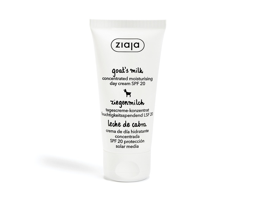 Cremă Hidratantă Fotoprotectoare cu Lapte de Capră SPF 20 Goat's Milk, 50 ml, Ziaja