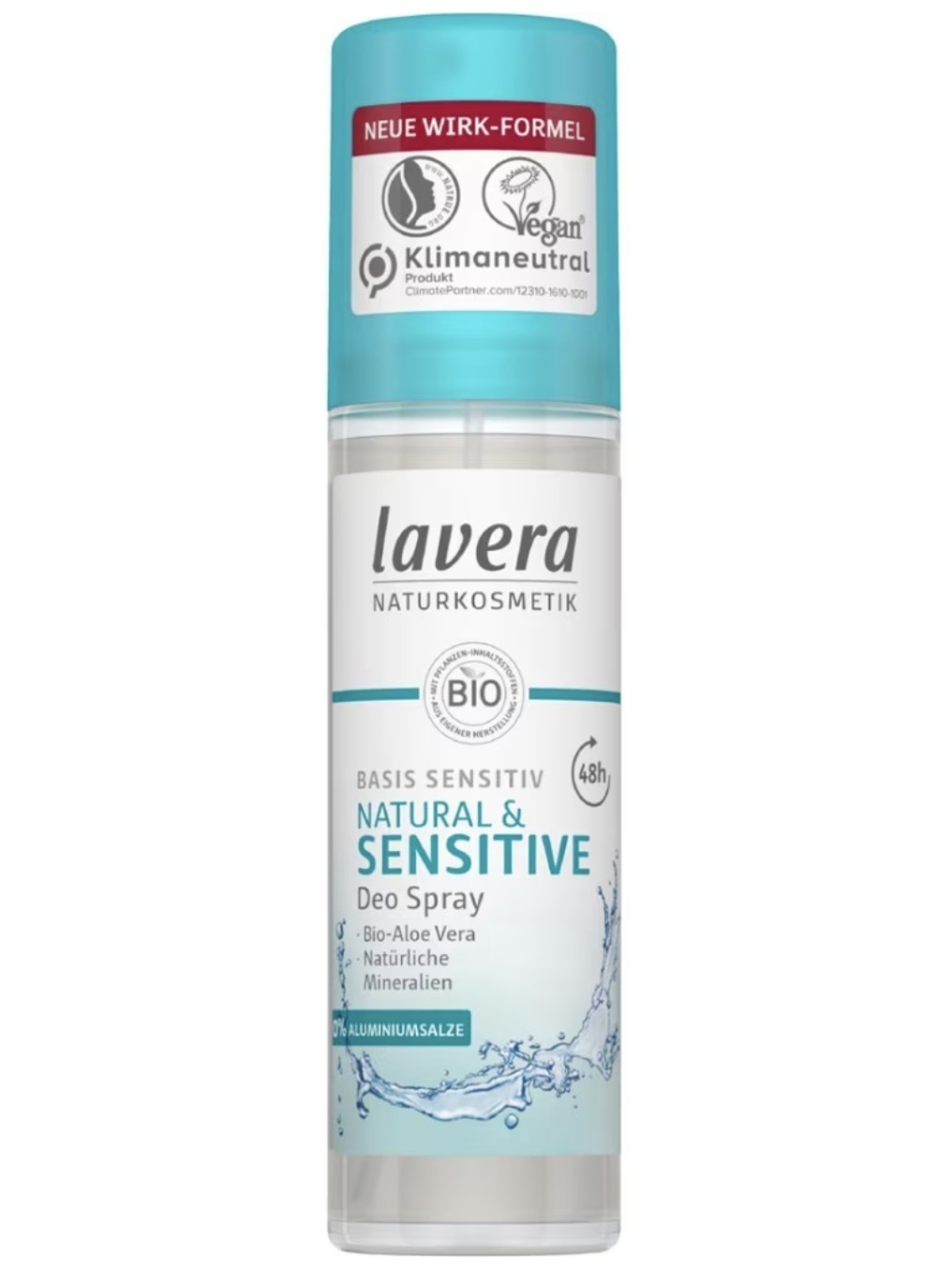 Alegere Deodorant Spray Sensitiv cu Aloe Vera Bio, 75 ml, Lavera - Online Produse de îngrijire personală Lavera