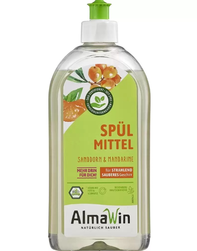 Ieftin Detergent Concentrat pentru Vase cu Cătină și Mandarine, 1 L, AlmaWin - Verificat 100% Produse de îngrijire personală Alma Win
