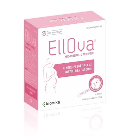 Ellova pulbere orodispersabila, 30 stickuri, Bionika Pharmaceuticals Produse pentru cuplu și sănătate sexuală BIONIKA PHARMACEUTICALS
