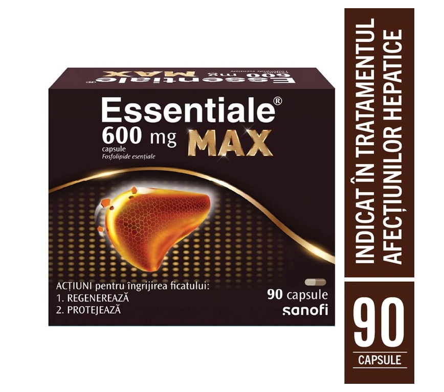 Catalog ESSENTIALE MAX 600 mg, 90 Capsule, Opella Healthcare România - Garantie Remedii Naturiste OPELLA HEALTHCARE
