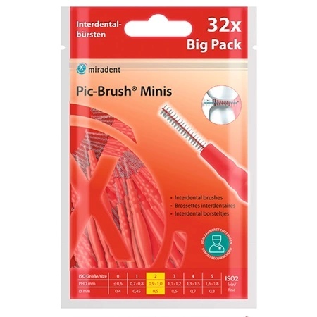 Periute interdentare Pic Minis, 32buc, Miradent Trusa vacanta Copii MIRADENT