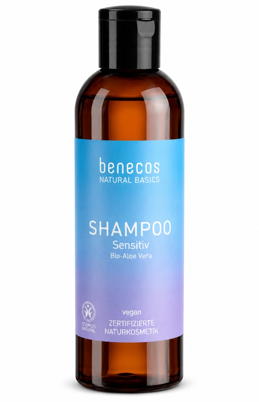 Discount Șampon Sensitiv pentru Scalp Sensibil cu Aloe Vera Bio, 250 ml, Benecos - Deosebit Produse de îngrijire personală BENECOS