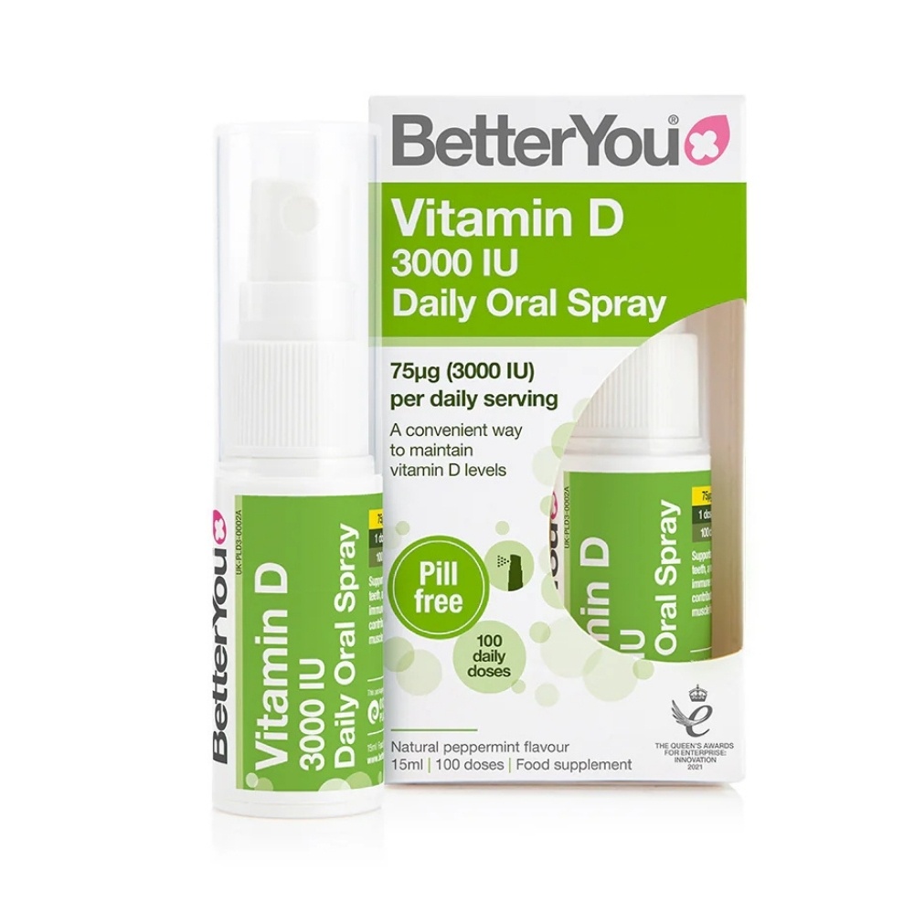 Spray oral cu vitamina D, 3000UI, 15ml, BetterYou — imaginea 2