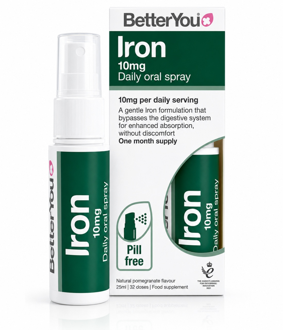 Spray Oral Iron 10 Fier 10 mg, 25 ml, BetterYou