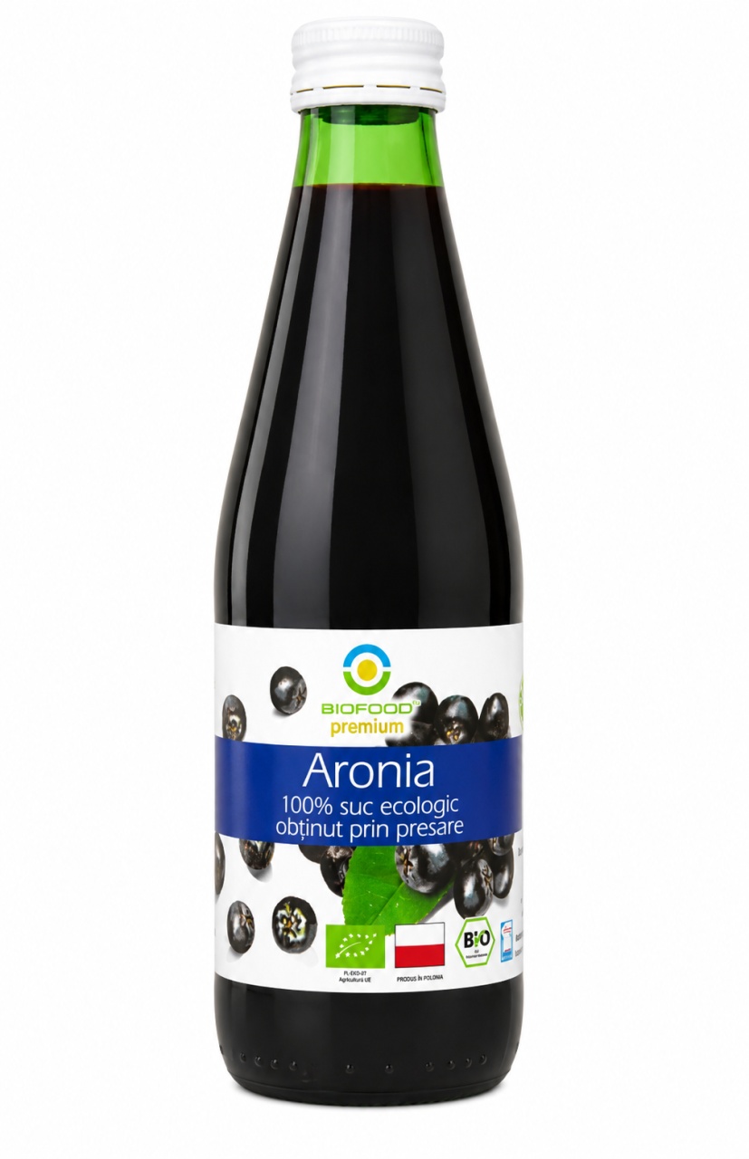 Suc de Aronia Bio, 300 ml, Biofood SGR