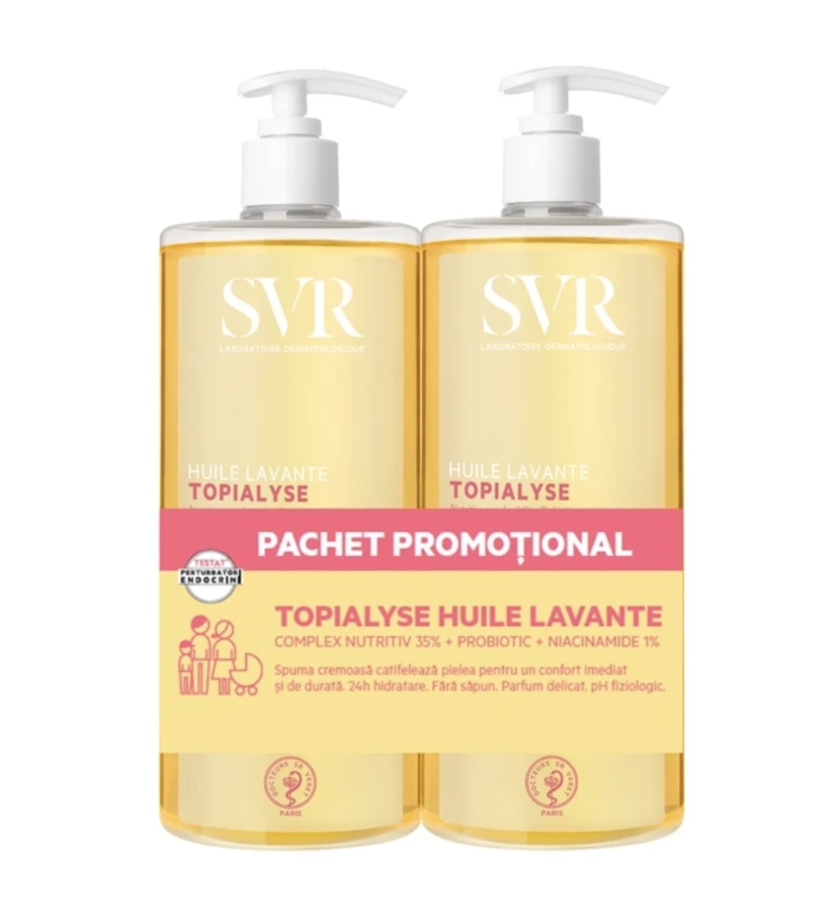 Premium Topialyse Ulei de Curățare Lavant, 2 x 1000 ml, SVR - Elegant DERMATOCOSMETICE remediumfarm.ro