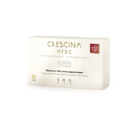 Promotie Tratament complet Crescina Transdermic HFSC Man 500, 10+10fiole, Labo - Clasic Import ERP remediumfarm.ro